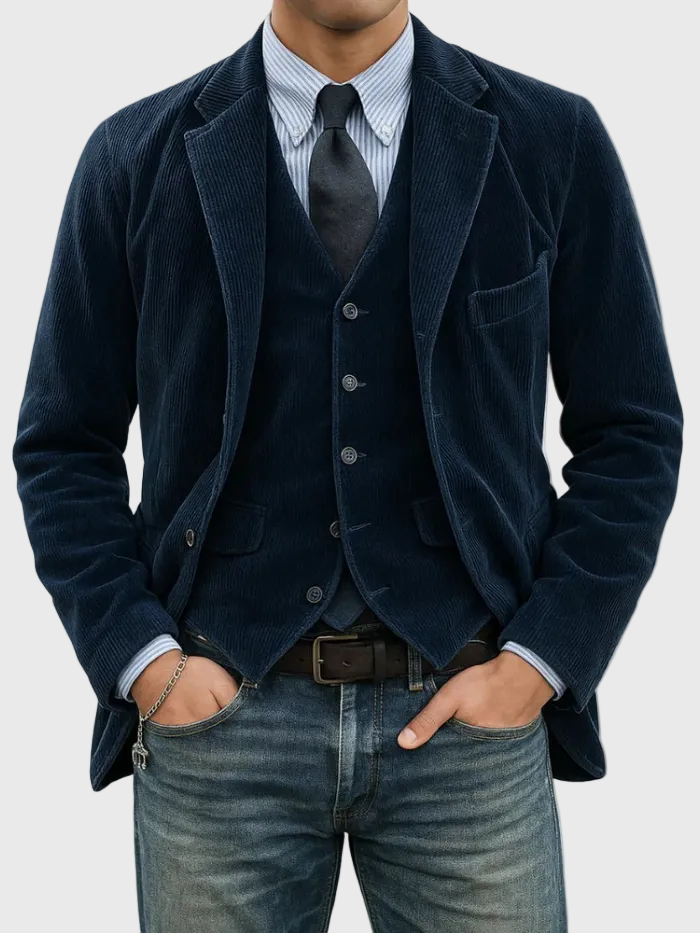 Tommy™ | Completo di 2 pezzi: blazer e gilet