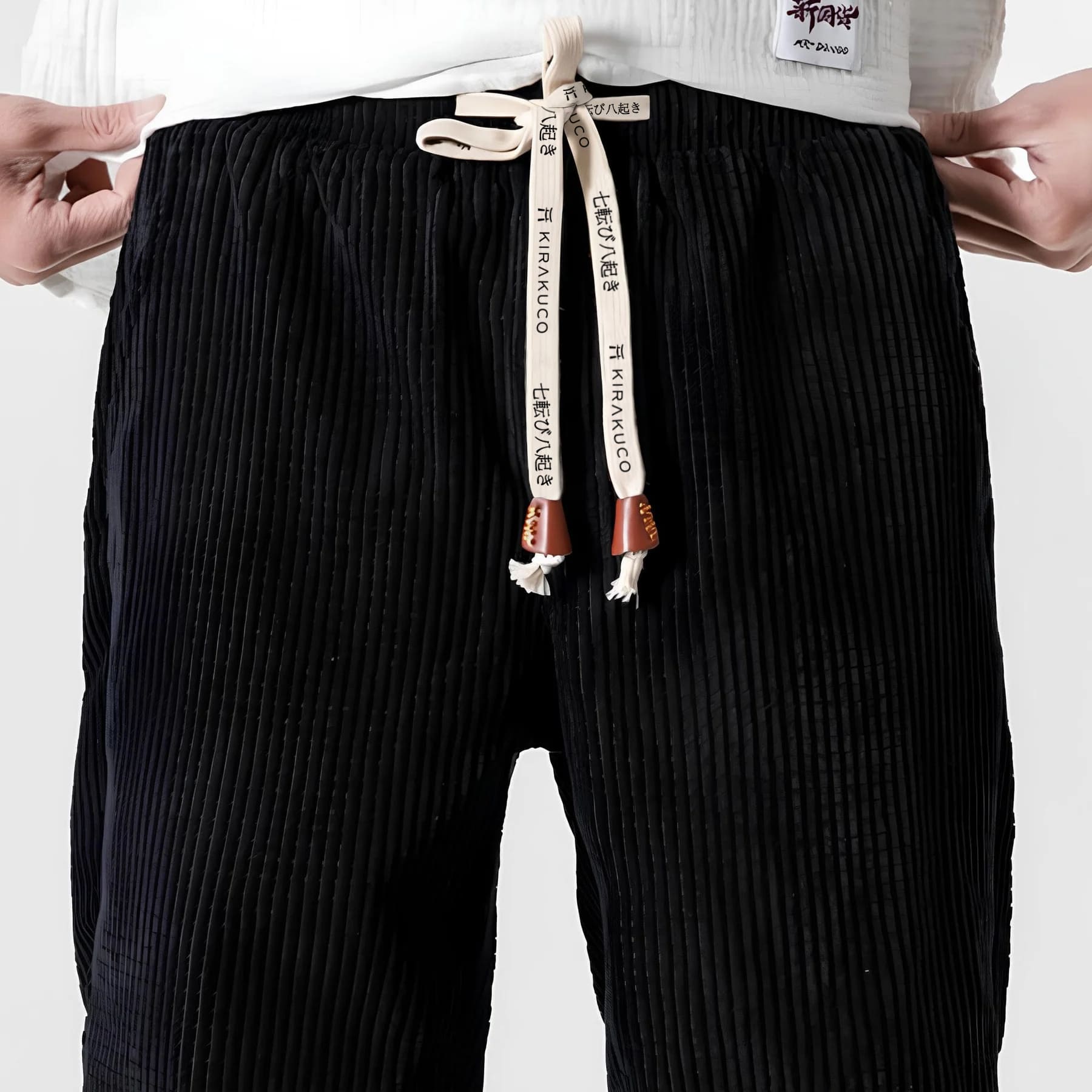 Pantaloni da Jogging in Velluto a Coste Oversize