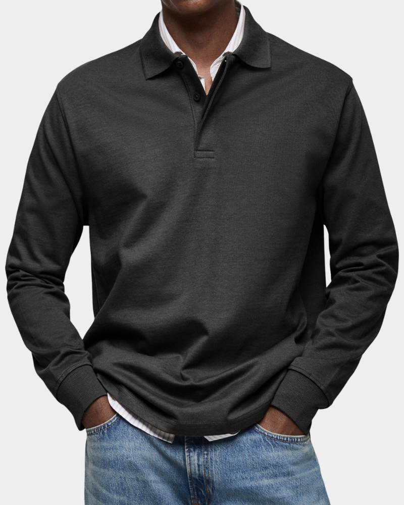 Polo classico a maniche lunghe