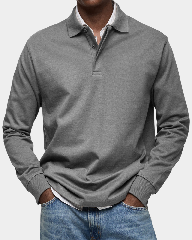 Polo classico a maniche lunghe