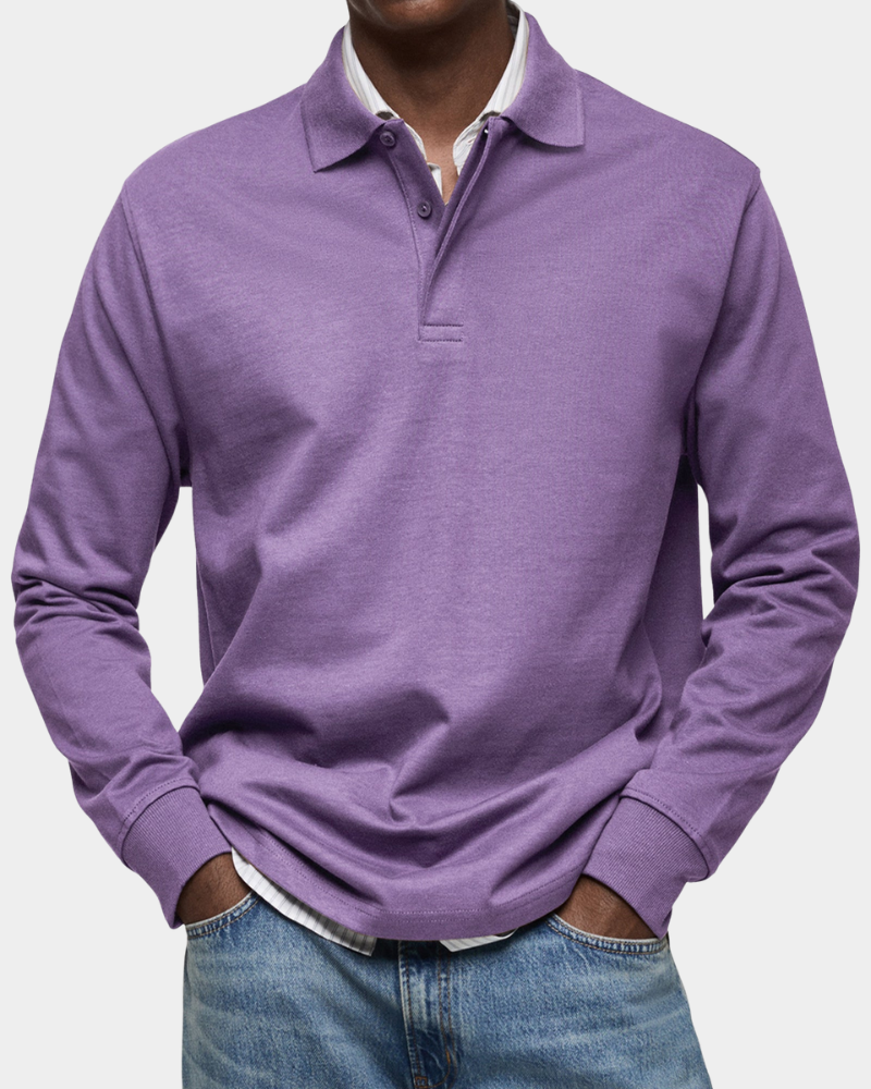 Polo classico a maniche lunghe