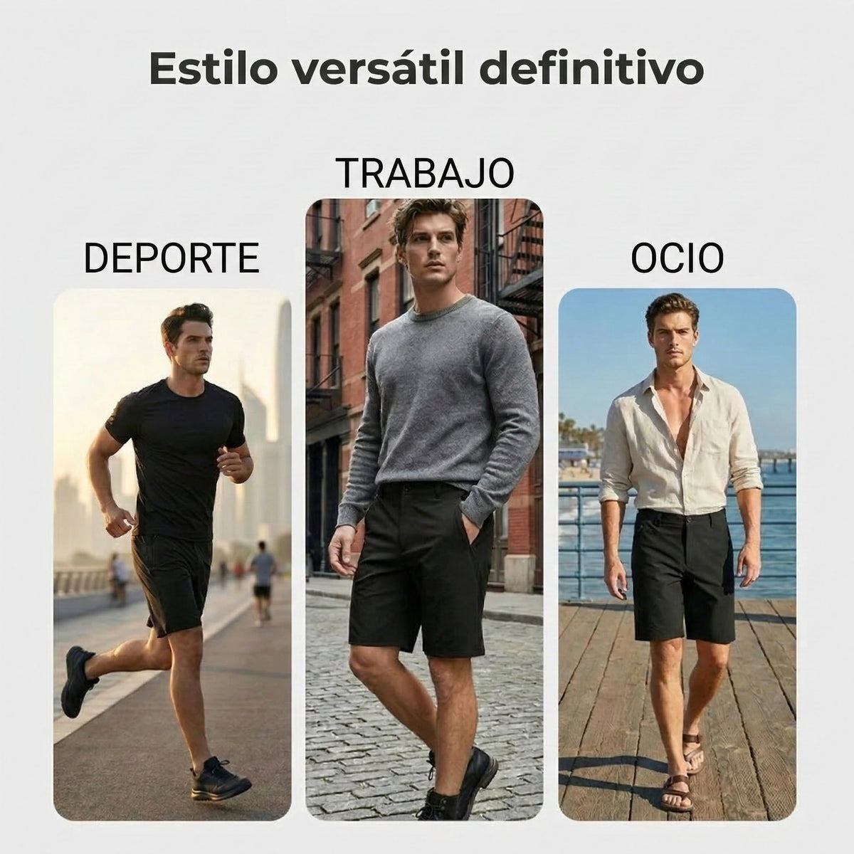 Chino corto elastico