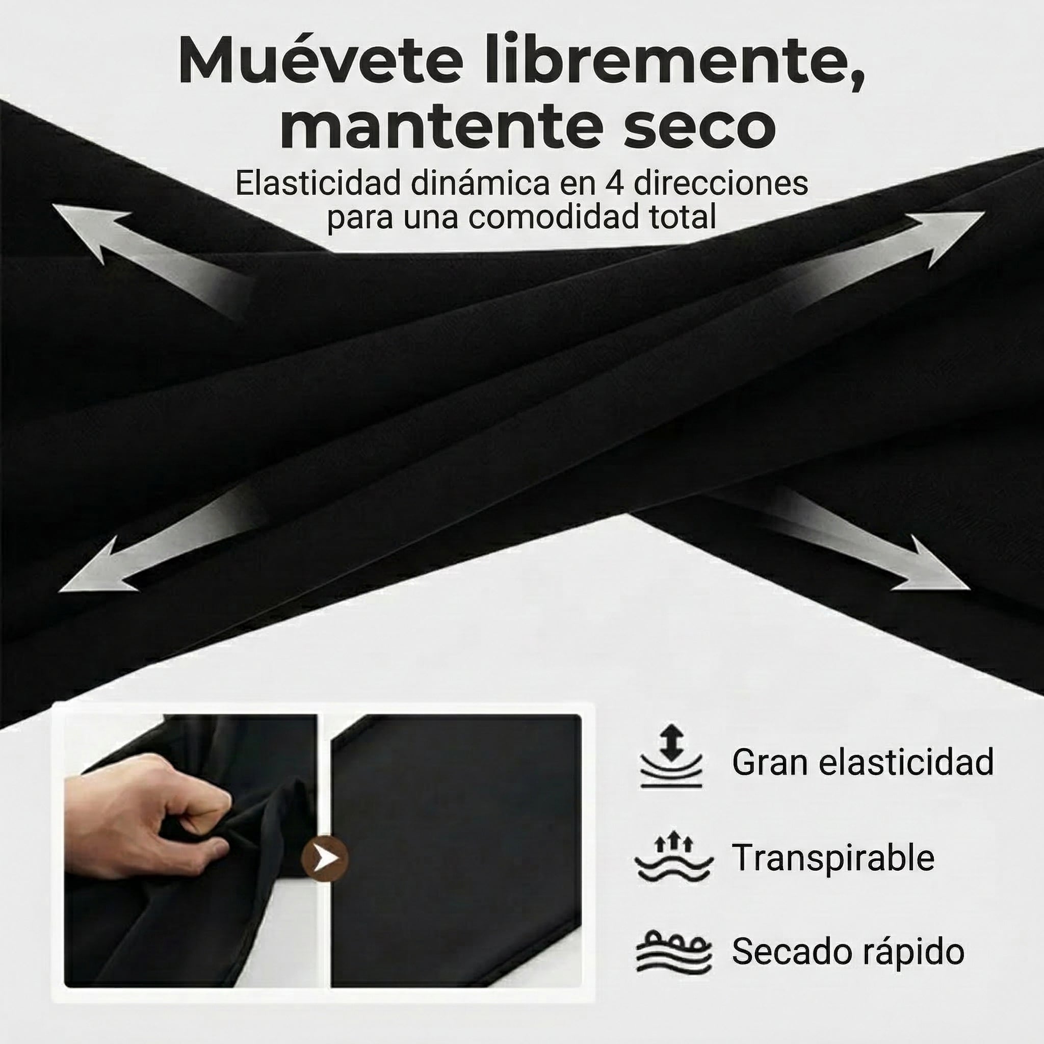 Chino corto elastico