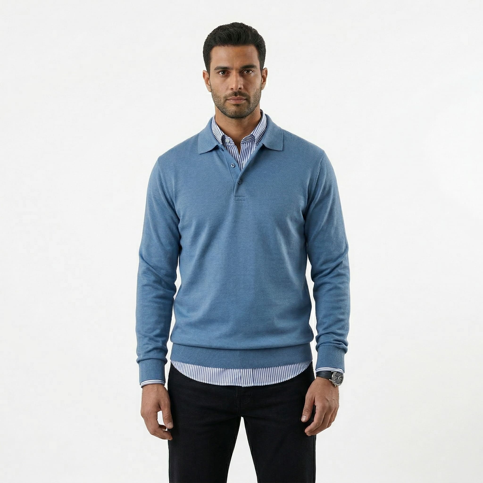 Polo classico a maniche lunghe