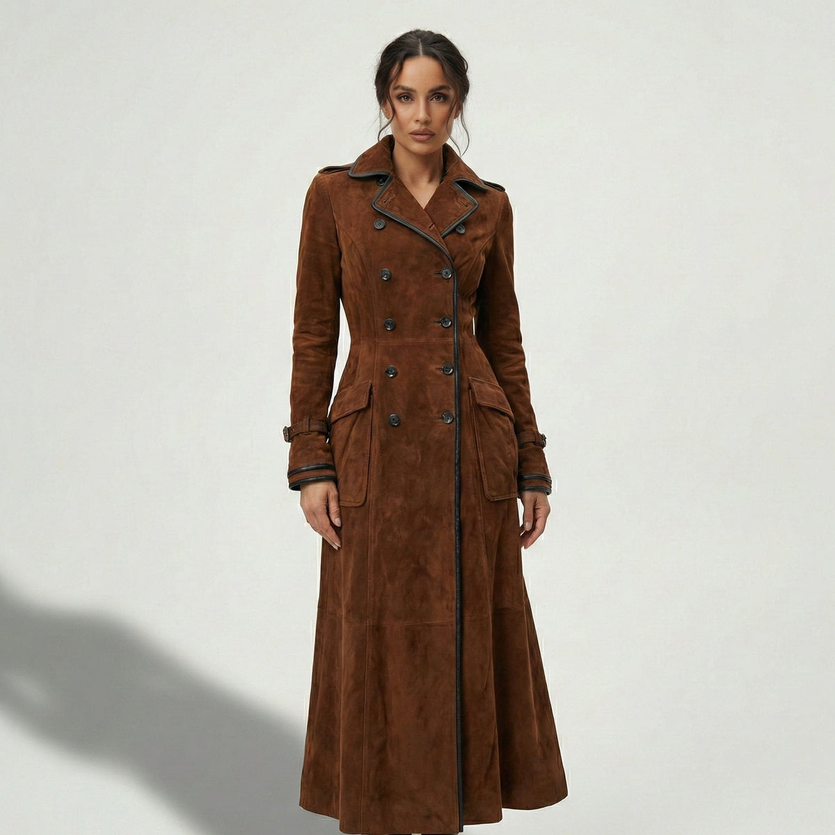 Natalia™ | Trench Vogue in Camoscio
