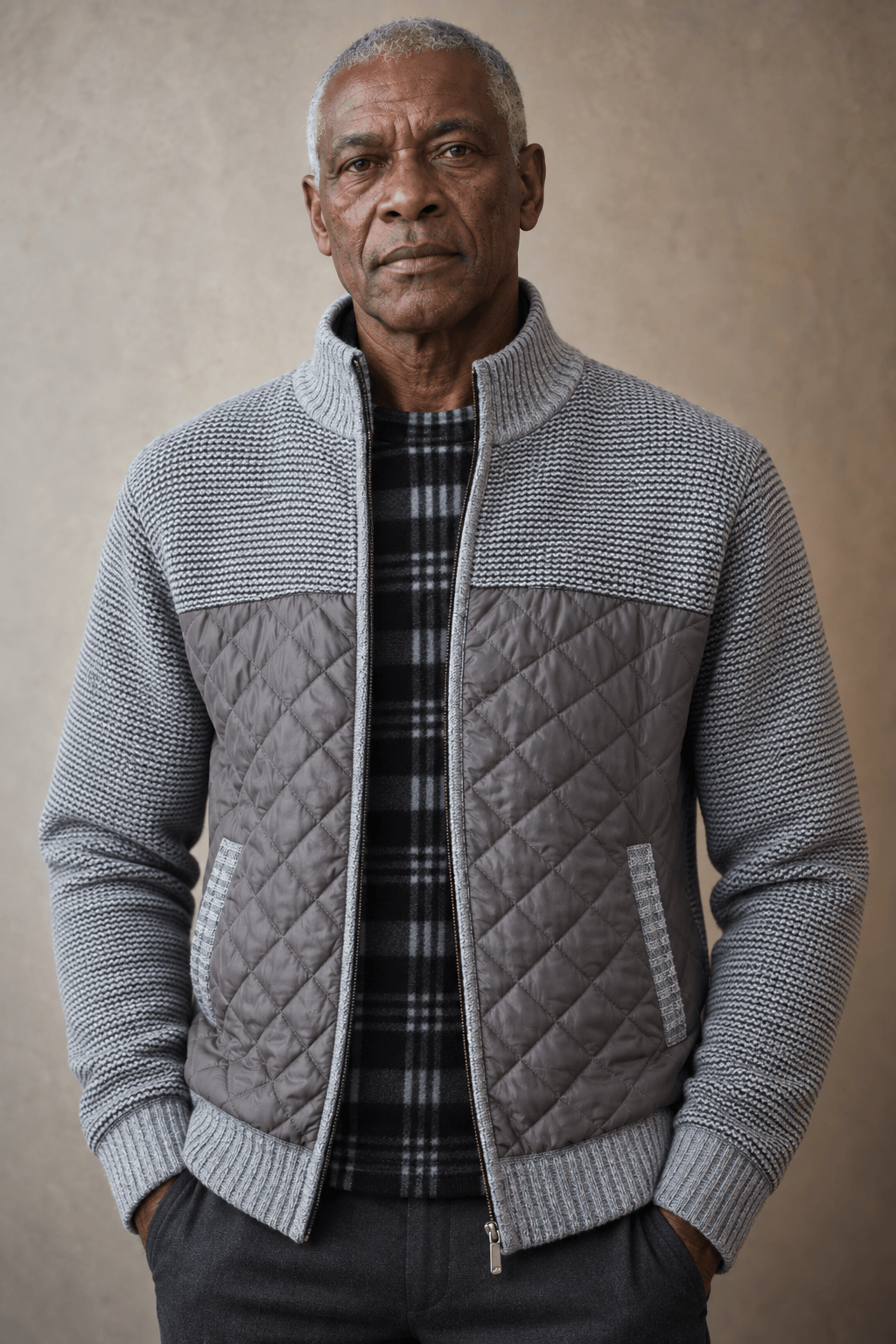 Giacca in maglia Clifton