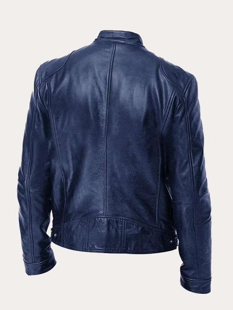 Giacca di pelle signature