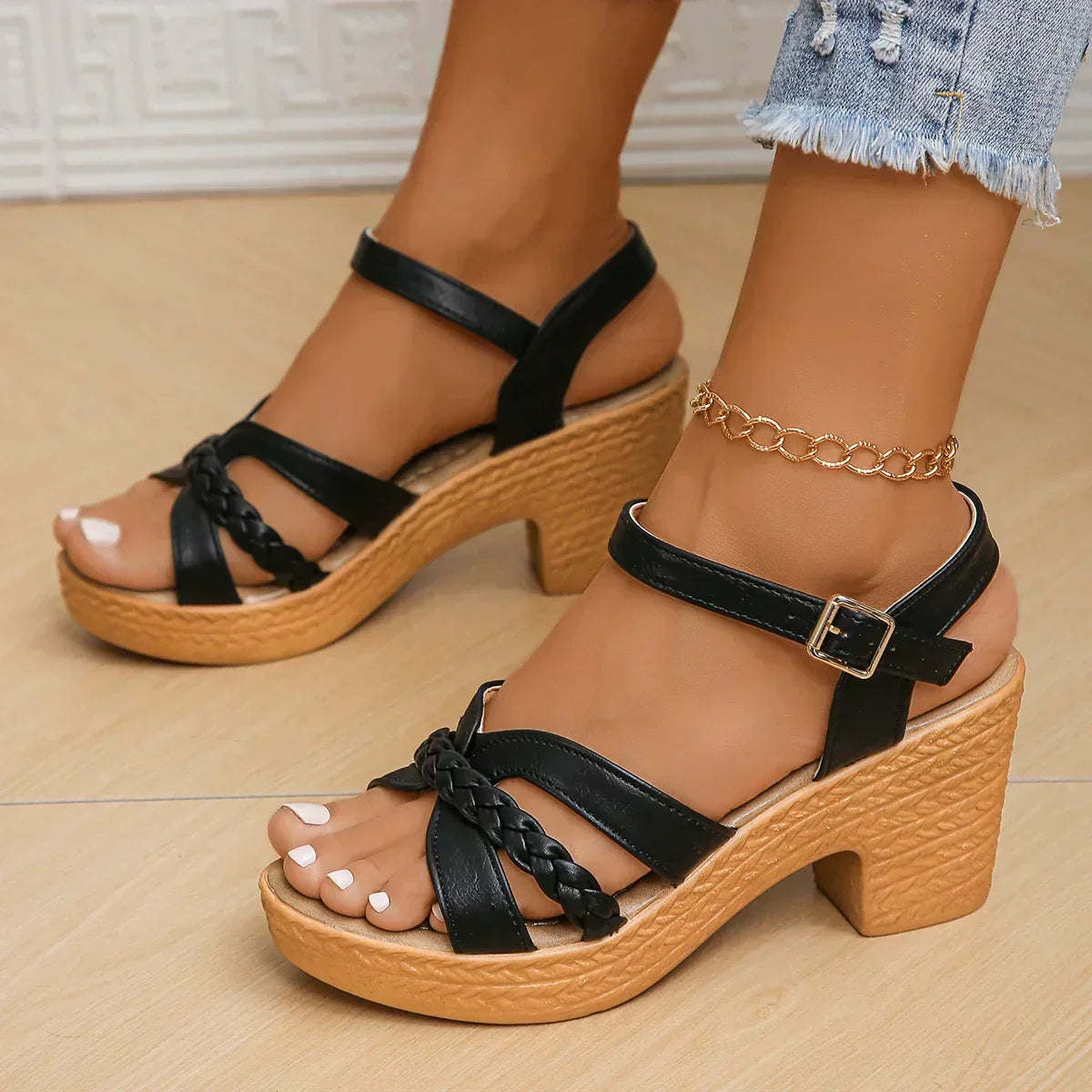 Gianna™ – Sandali Eleganti con Tacco Moderato