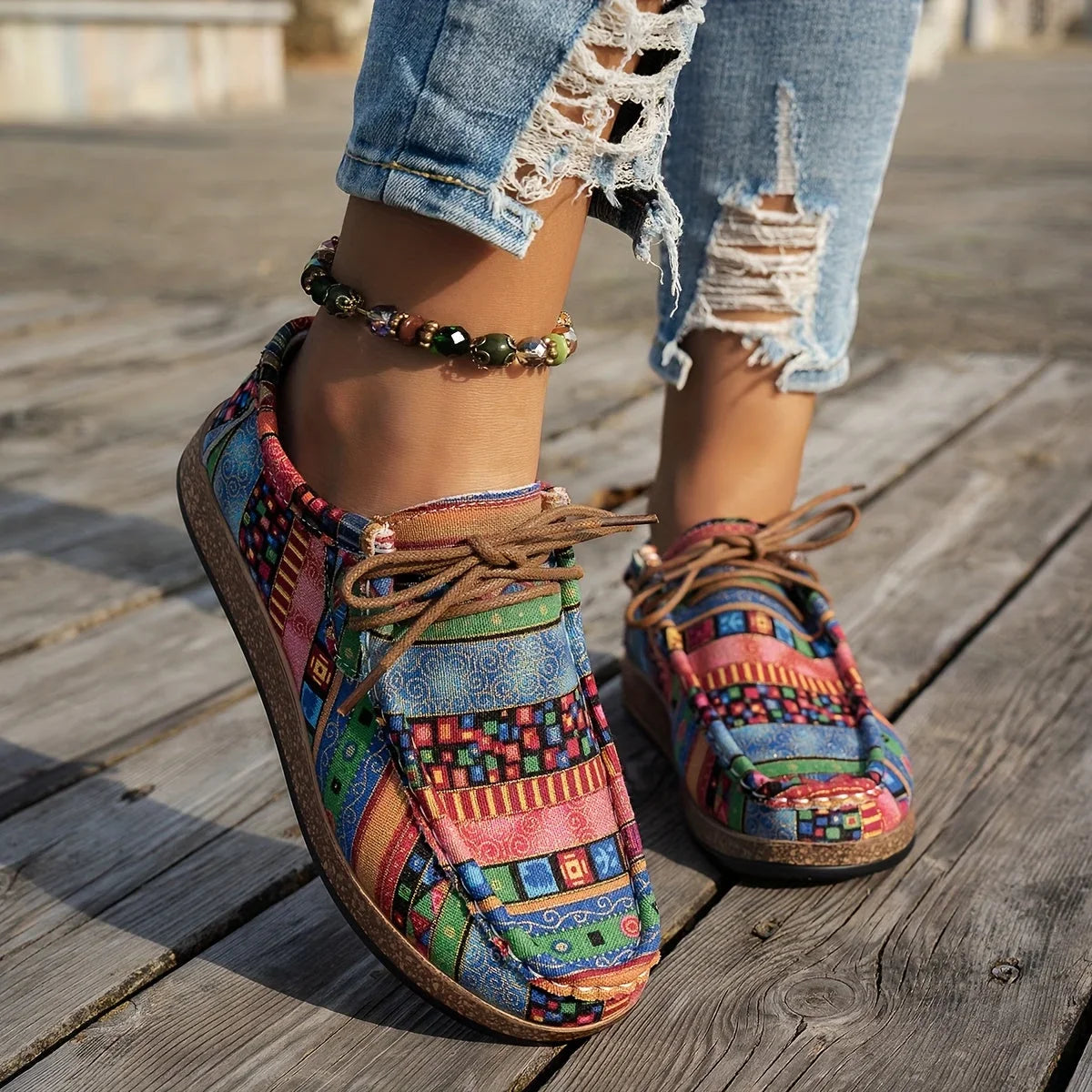 Sneakers Ortopediche Comfort Multicolore da Donna.