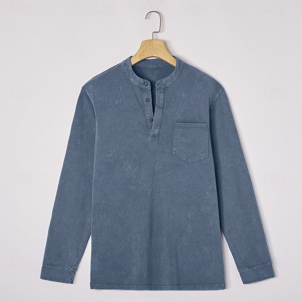 Henley a maniche lunghe Saltwater