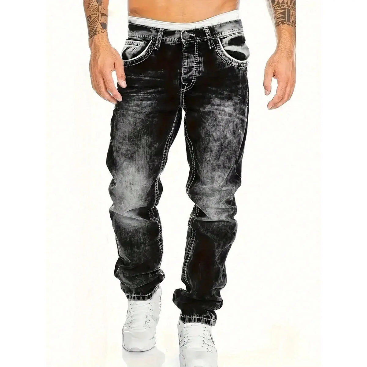 Jeans elasticizzati strappati