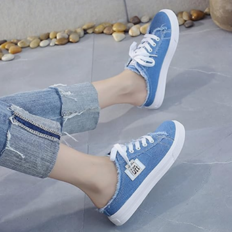 Mules da donna in denim