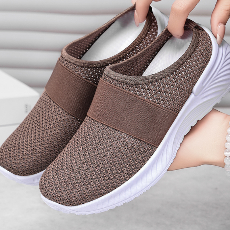 Scarpe senza lacci antiscivolo e traspiranti