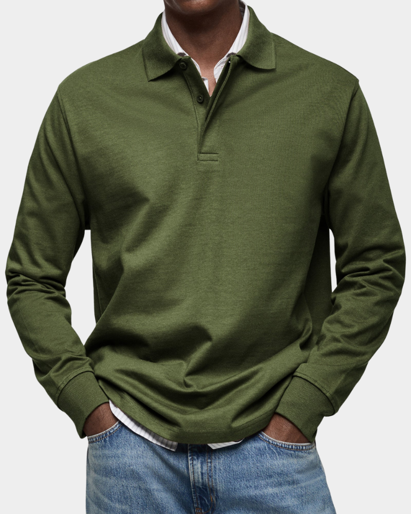 Polo classico a maniche lunghe