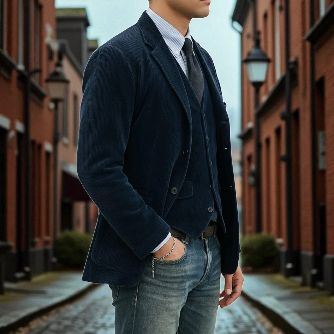 Tommy™ | Completo di 2 pezzi: blazer e gilet