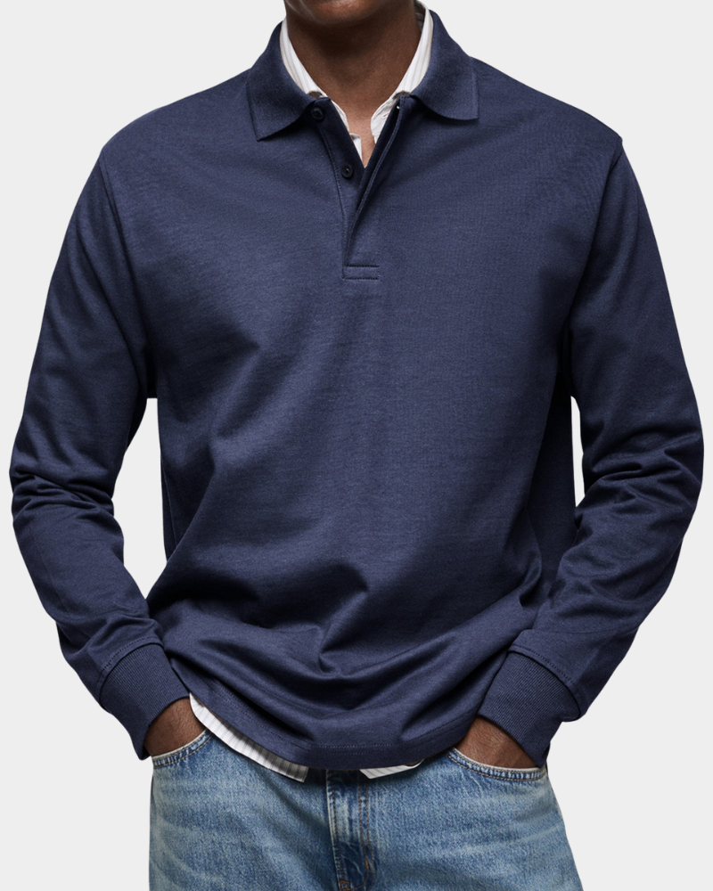 Polo classico a maniche lunghe
