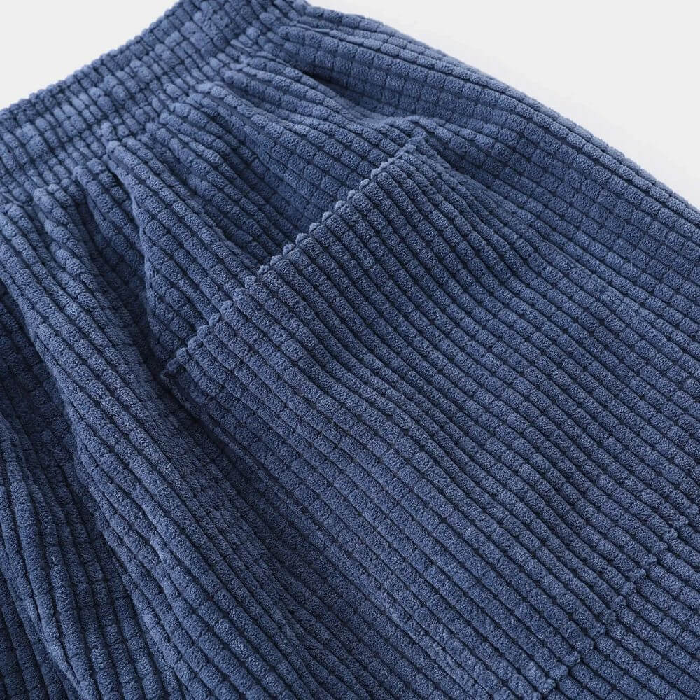 Pantaloni da Jogging in Velluto a Coste Oversize