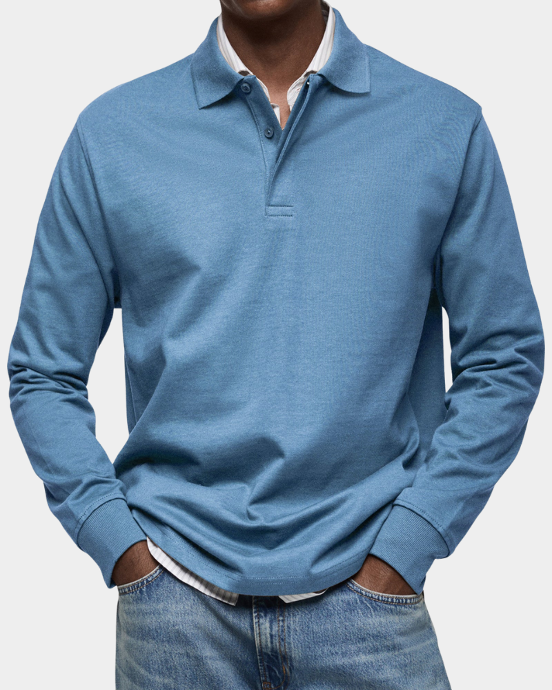 Polo classico a maniche lunghe