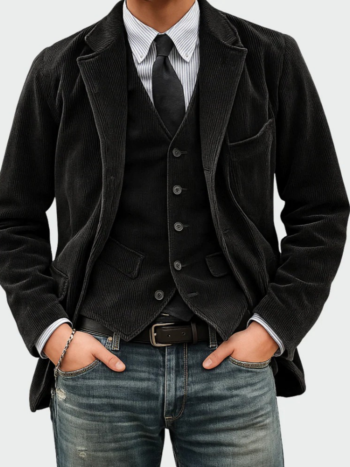 Tommy™ | Completo di 2 pezzi: blazer e gilet