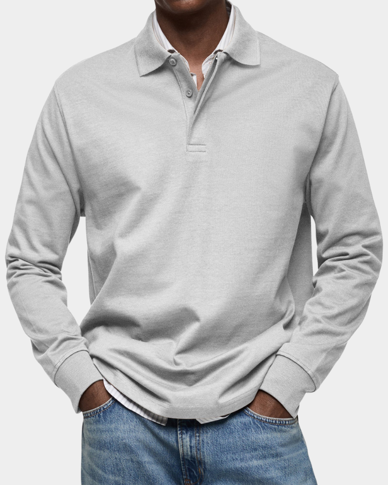 Polo classico a maniche lunghe