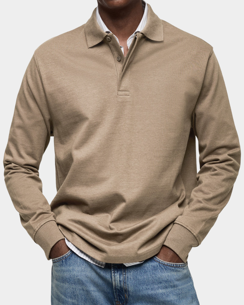 Polo classico a maniche lunghe