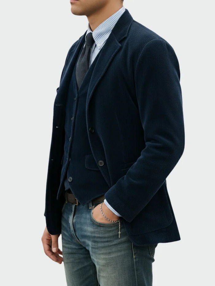 Tommy™ | Completo di 2 pezzi: blazer e gilet