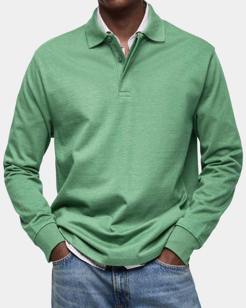 Polo classico a maniche lunghe