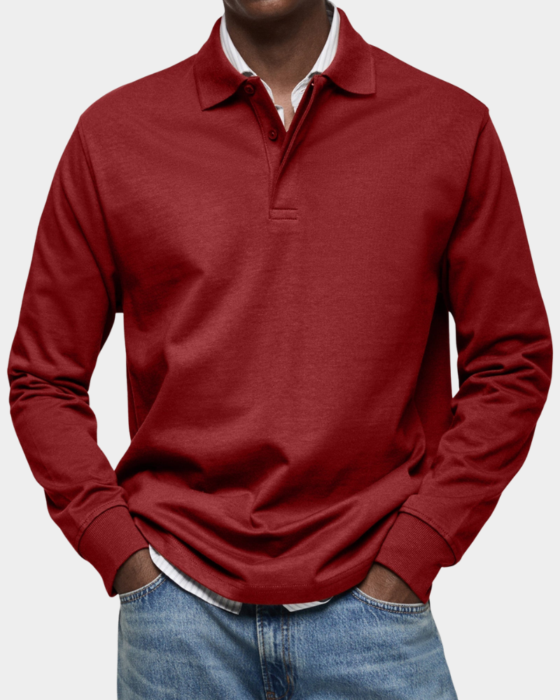 Polo classico a maniche lunghe