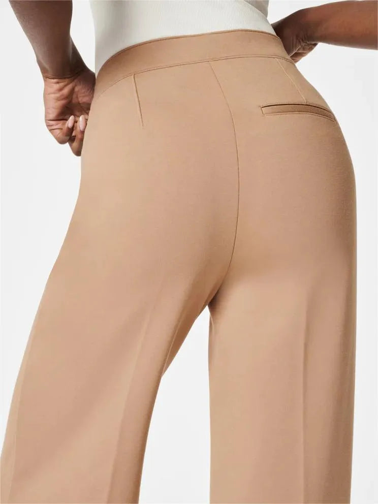 Pantaloni a gamba larga con controllo della pancia