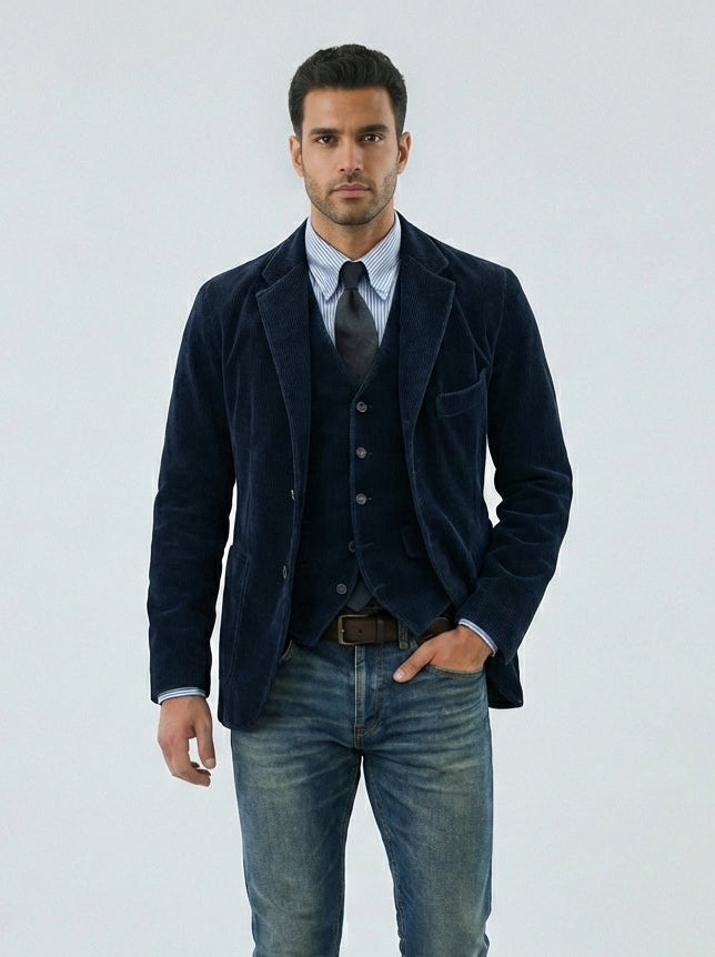 Tommy™ | Completo di 2 pezzi: blazer e gilet