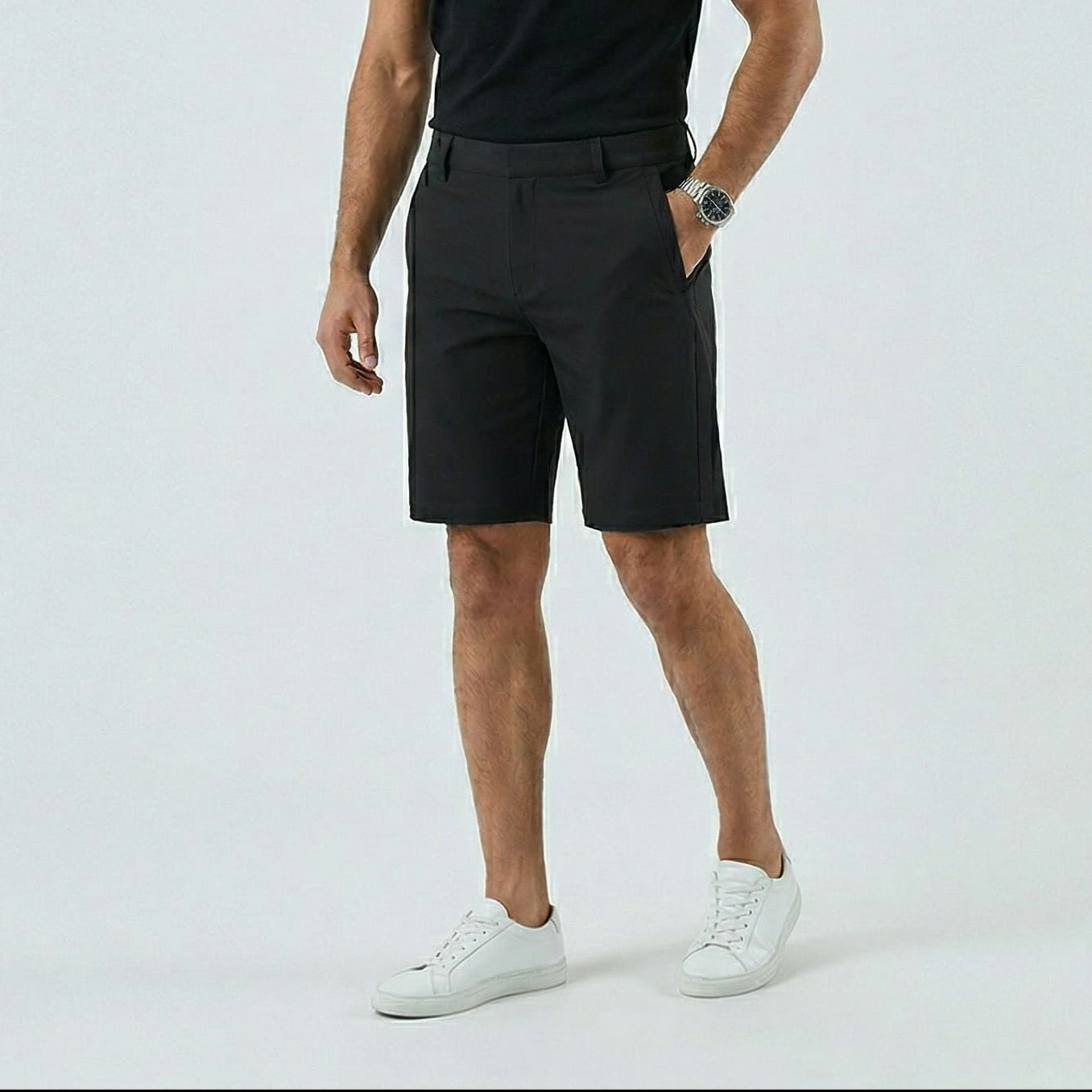 Chino corto elastico