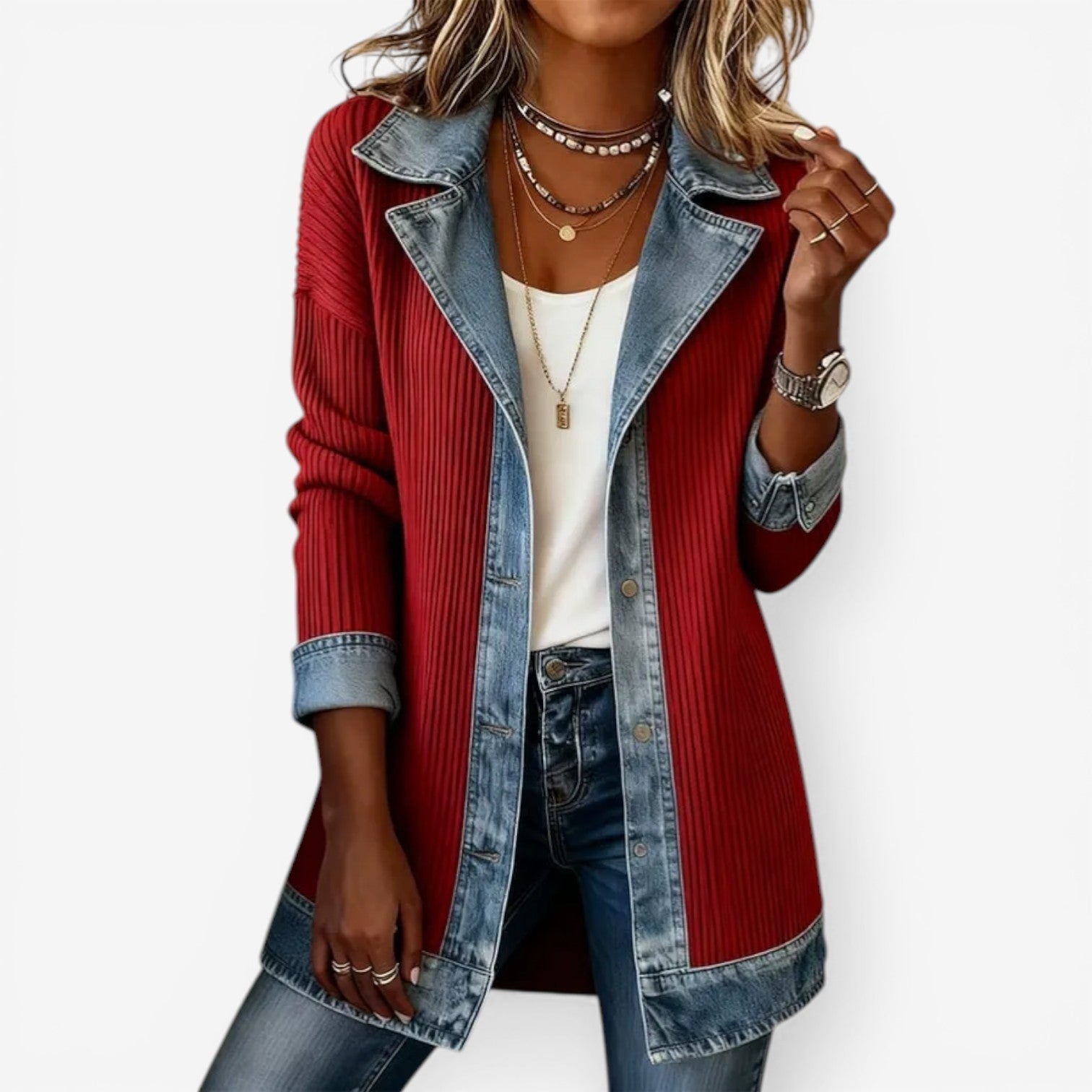 Giacca di jeans chic