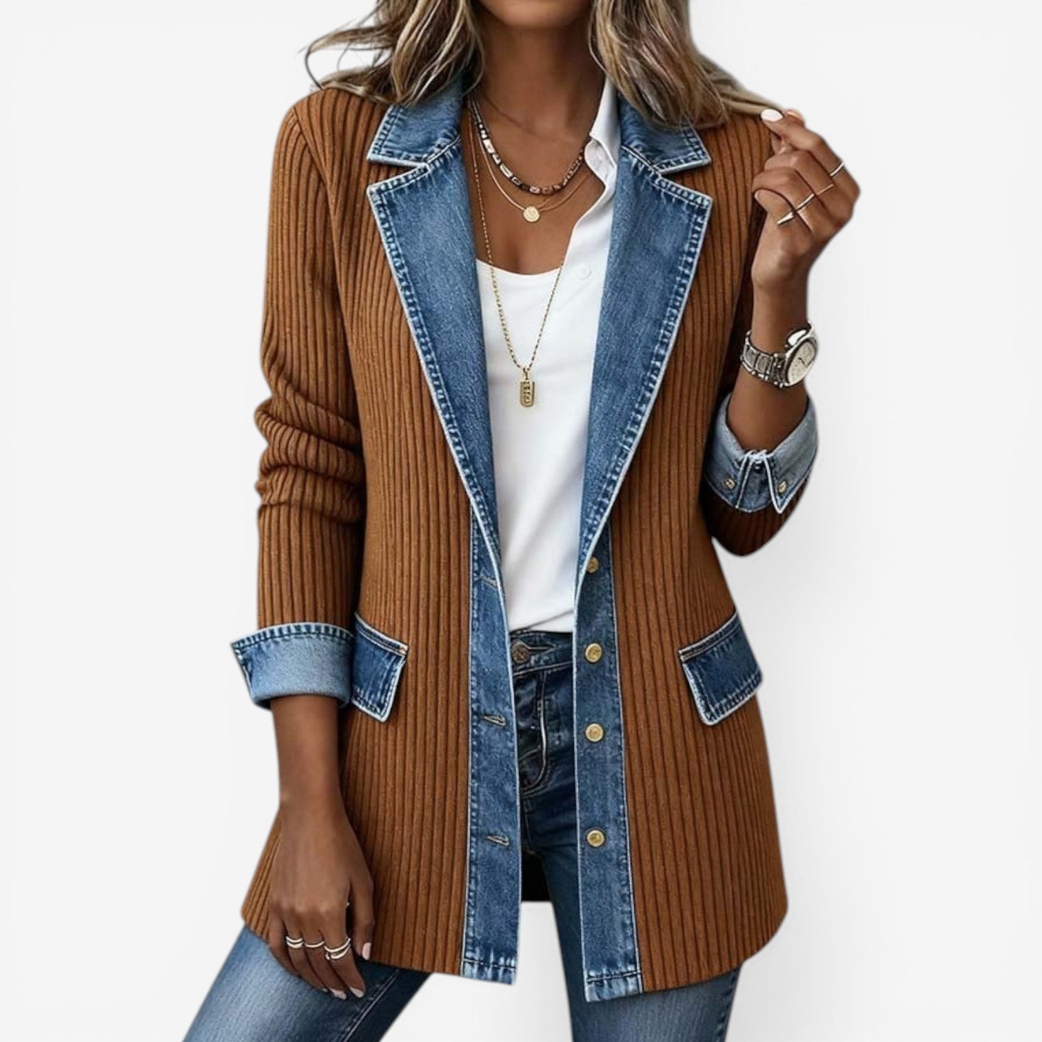 Giacca di jeans chic