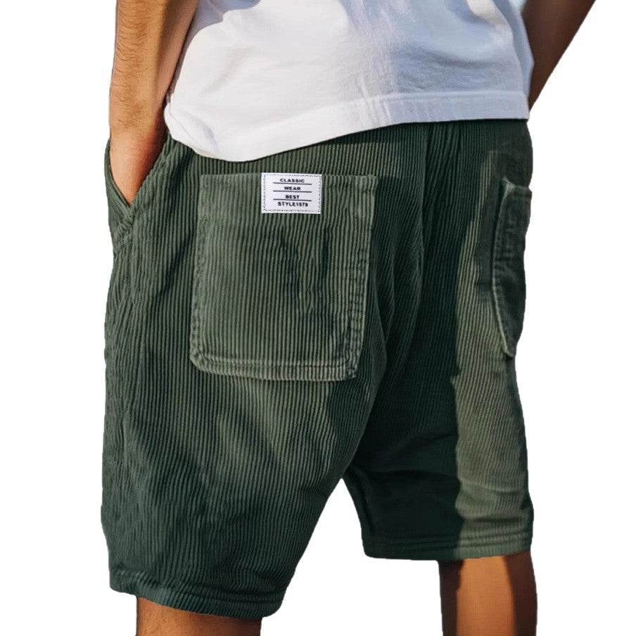 Pantaloni di velluto corti