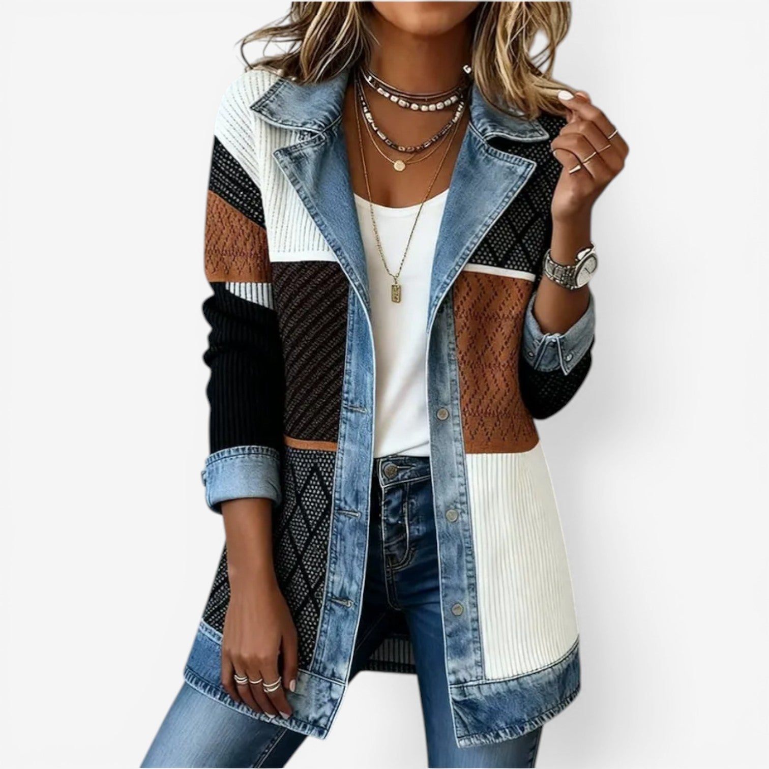 Giacca di jeans chic