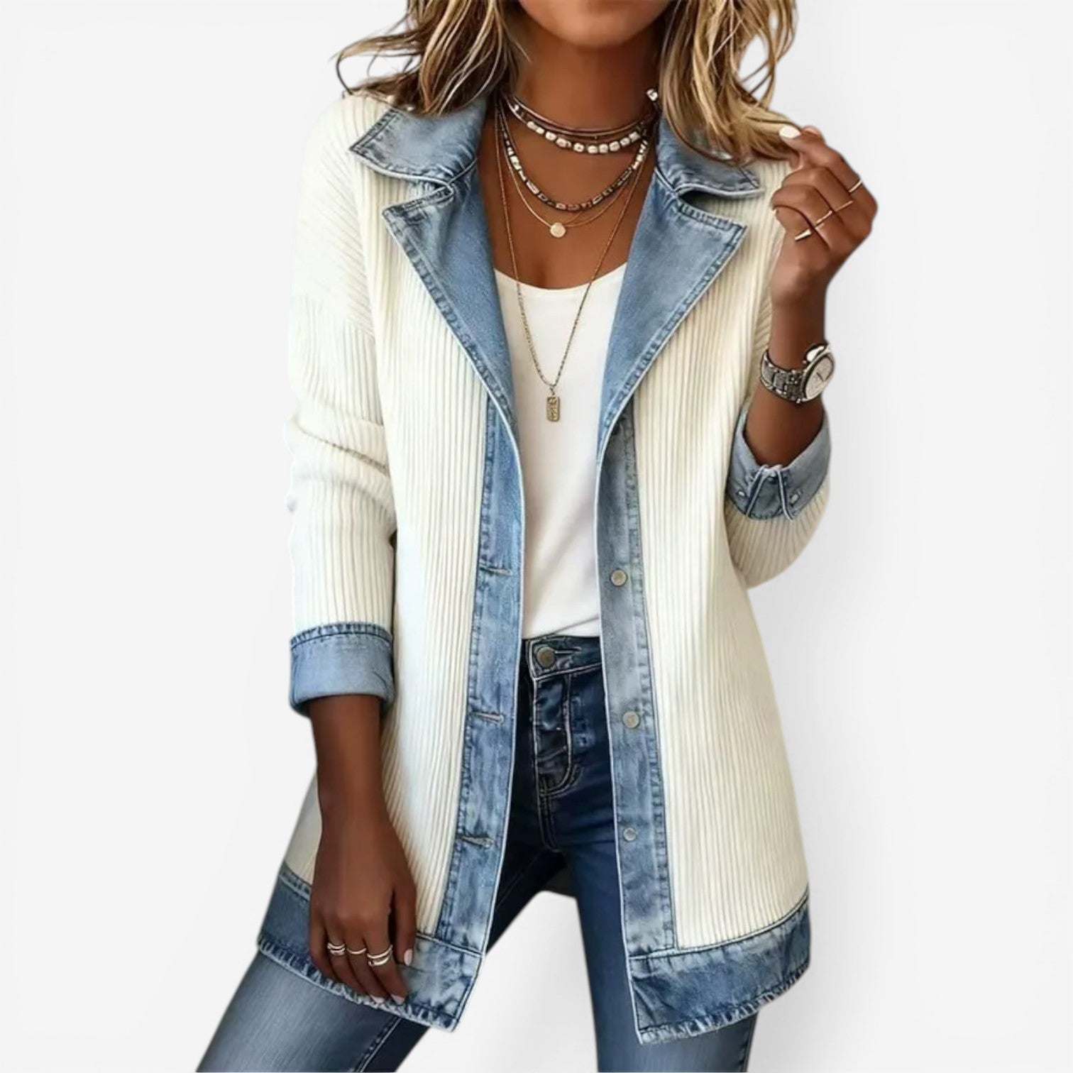 Giacca di jeans chic