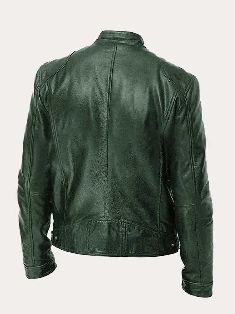 Giacca di pelle signature