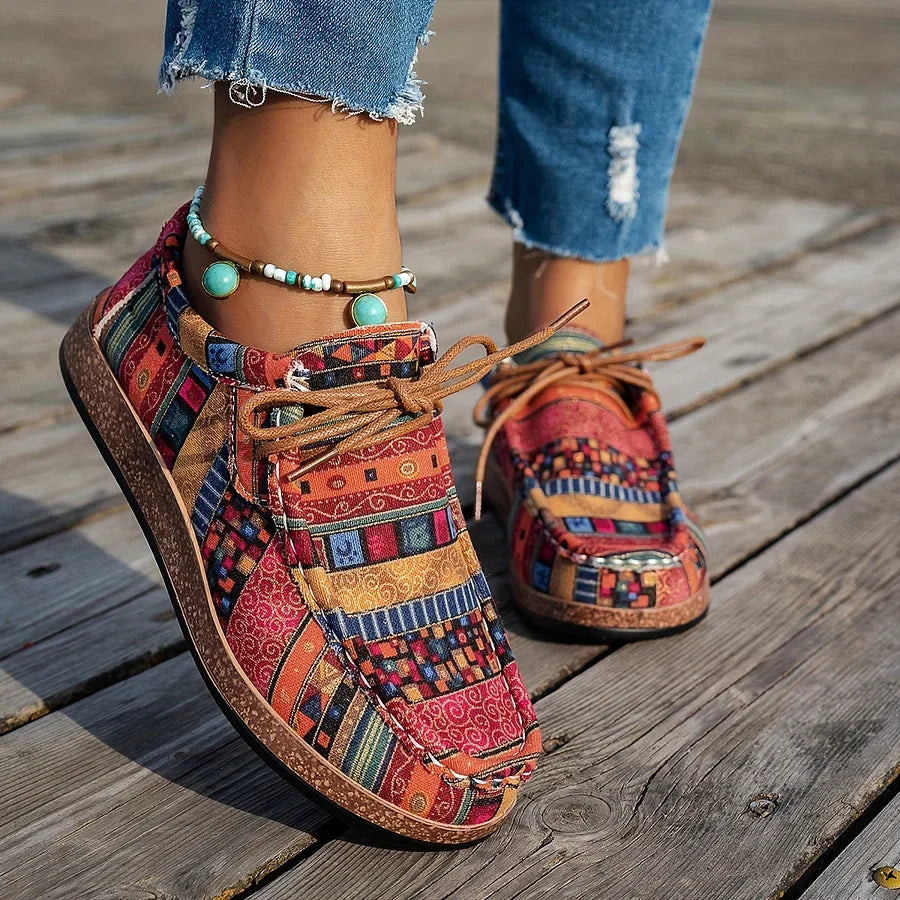 Sneakers Ortopediche Comfort Multicolore da Donna.