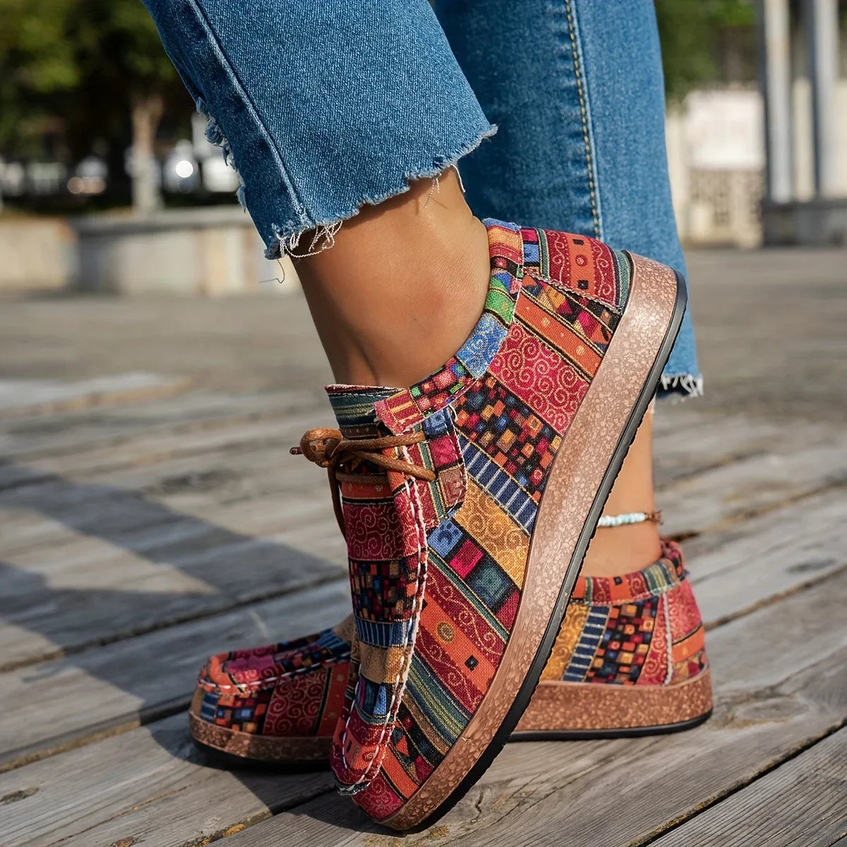 Sneakers Ortopediche Comfort Multicolore da Donna.