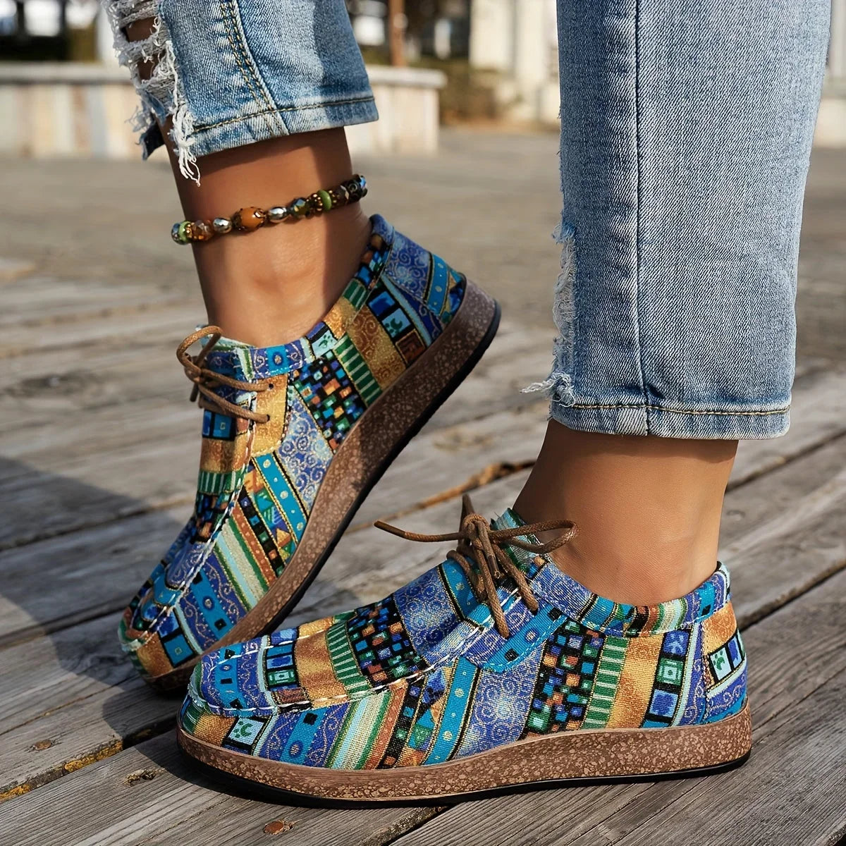 Sneakers Ortopediche Comfort Multicolore da Donna.