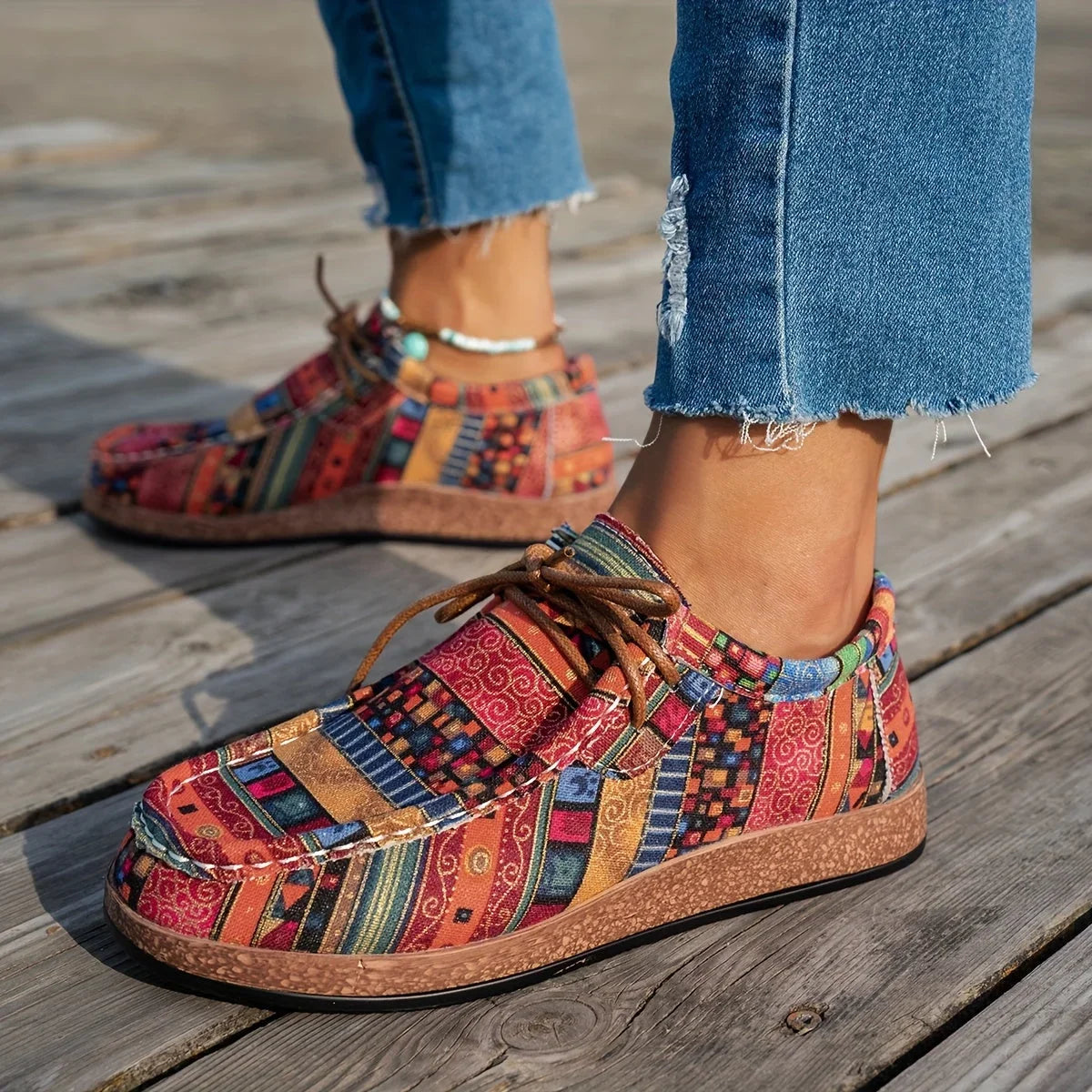 Sneakers Ortopediche Comfort Multicolore da Donna.