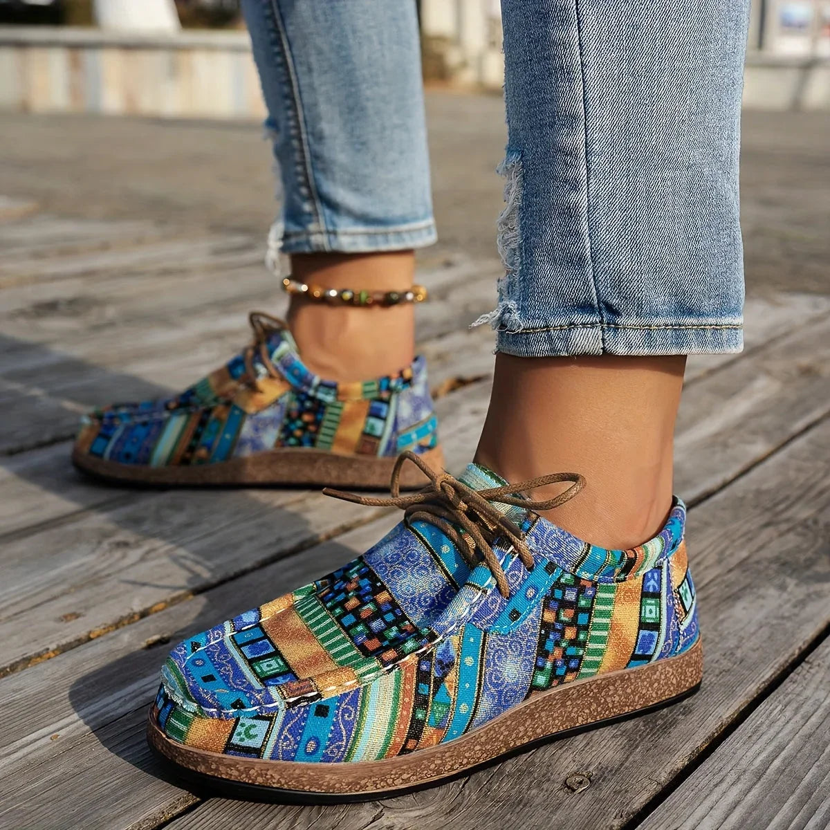 Sneakers Ortopediche Comfort Multicolore da Donna.