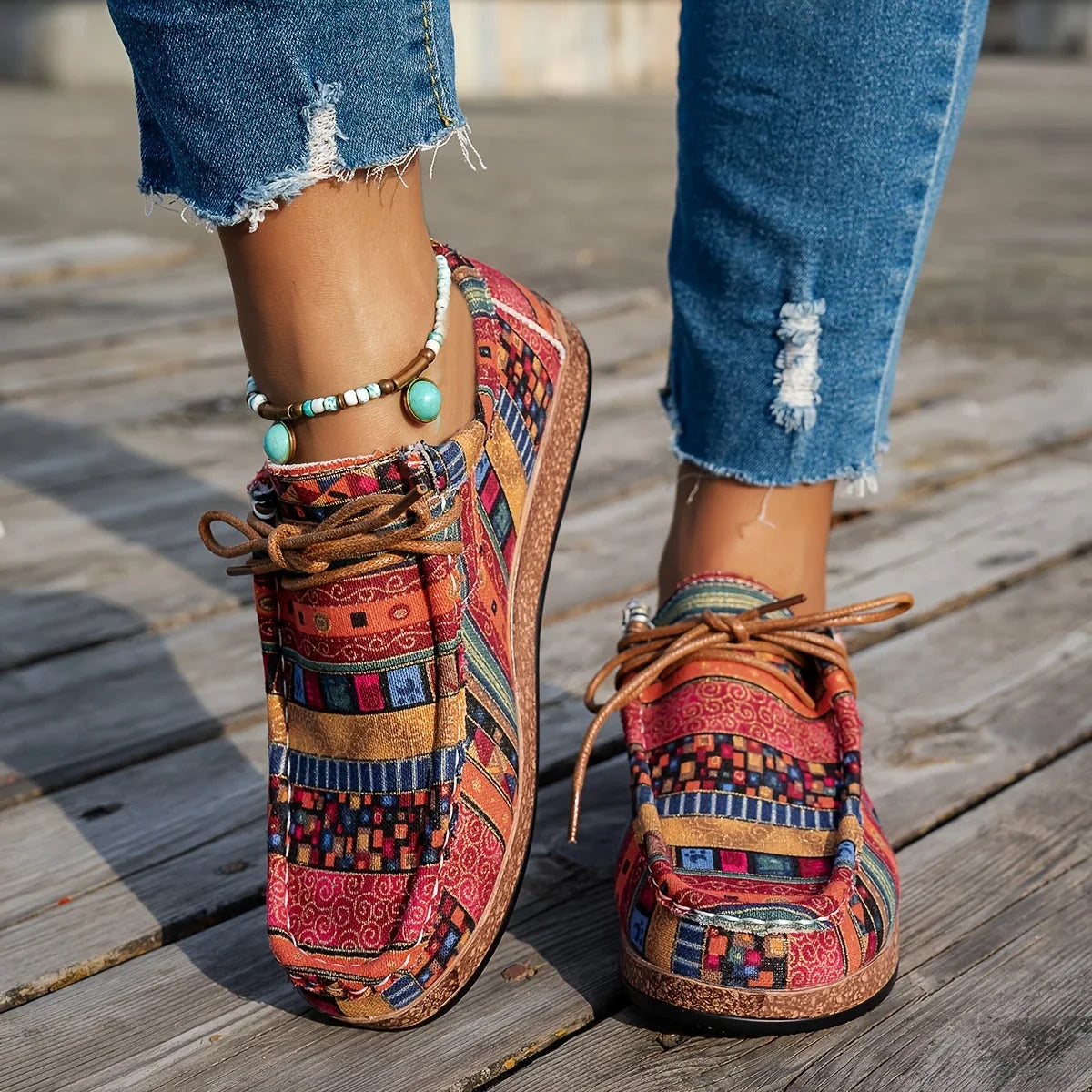 Sneakers Ortopediche Comfort Multicolore da Donna.