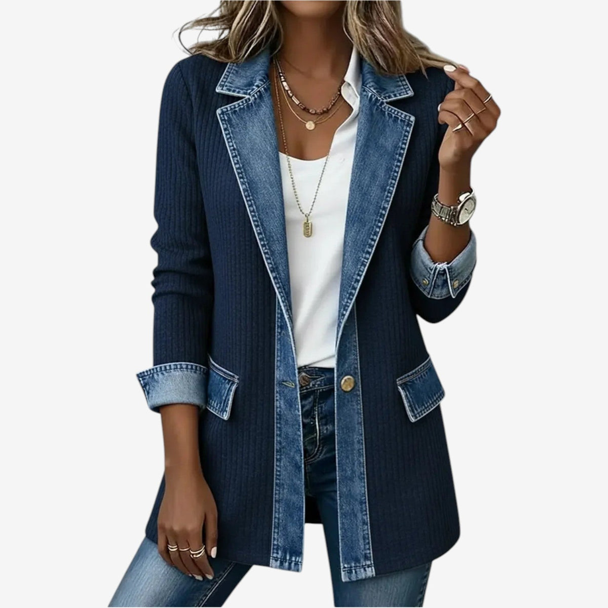Giacca di jeans chic
