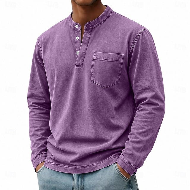 Henley a maniche lunghe Saltwater