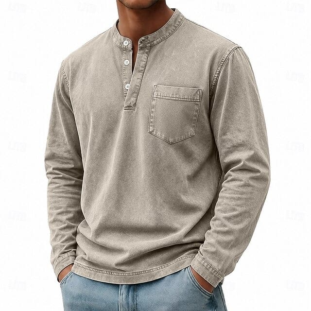 Henley a maniche lunghe Saltwater