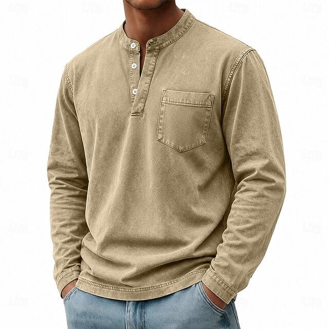 Henley a maniche lunghe Saltwater