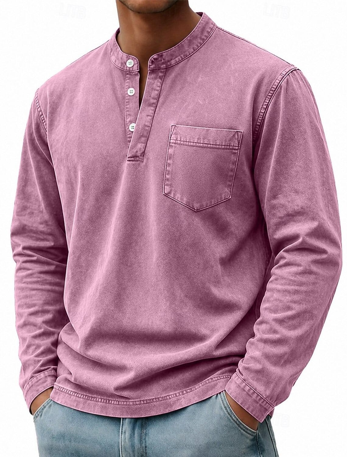 Henley a maniche lunghe Saltwater