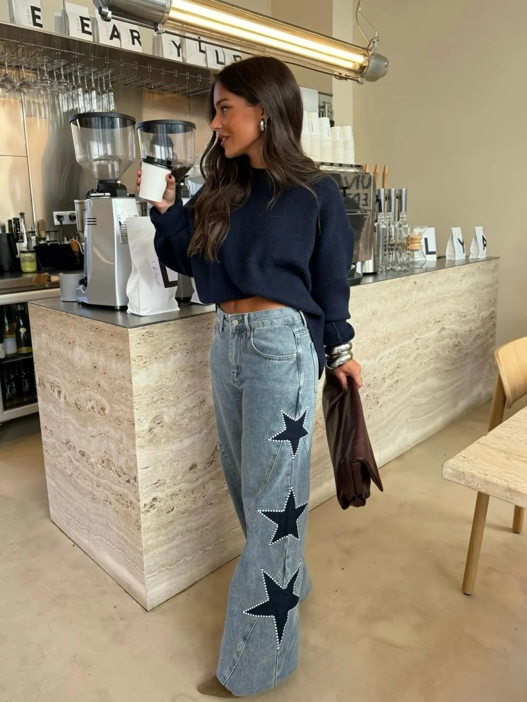 Melisa | Jeans casual con stelle