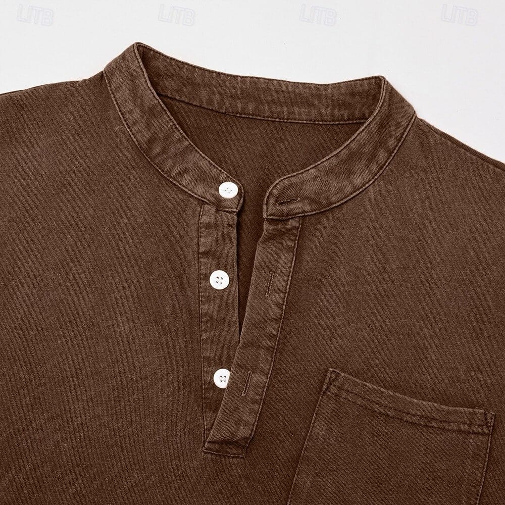 Henley a maniche lunghe Saltwater
